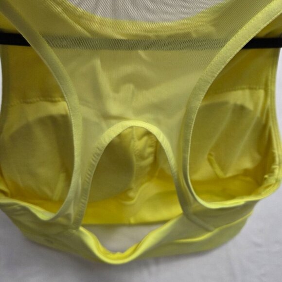 Lululemon Bright Yellow Athletic Crop Top Bra Size 8 - Picture 7 of 8